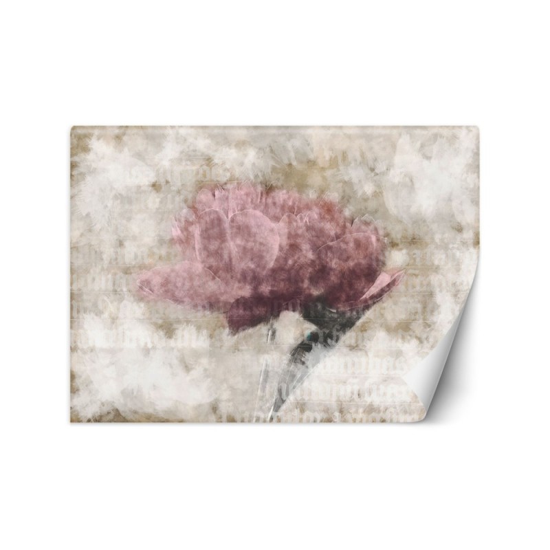 Beautiful wall murals - Abstract flowers in pastels | FEEBY