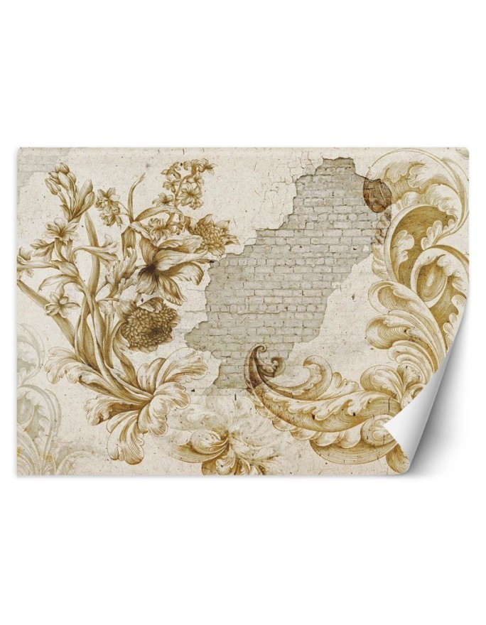 Stylish wall murals - Fresco plaster plants | FEEBY