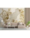 Stylish wall murals - Fresco plaster plants | FEEBY