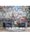 Unique wall murals - Eiffel Tower in spring | FEEBY