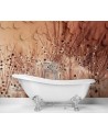 Depth effect wall murals - Blowpipes in dewdrops | FEEBY