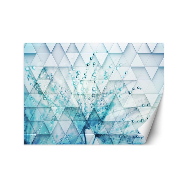 Wall mural - Blowpipe in dewdrops geometric | FEEBY