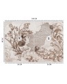 Wallpaper - Floristic fresco on old wall | FEEBY