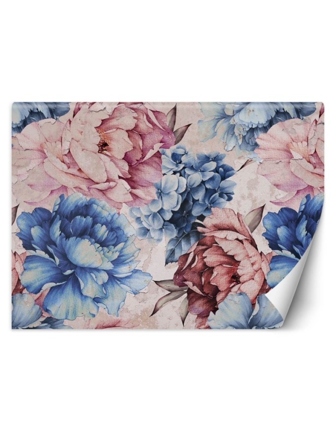 Stylish Wallpapers - Peonies 3D pastel watercolour | FEEBY