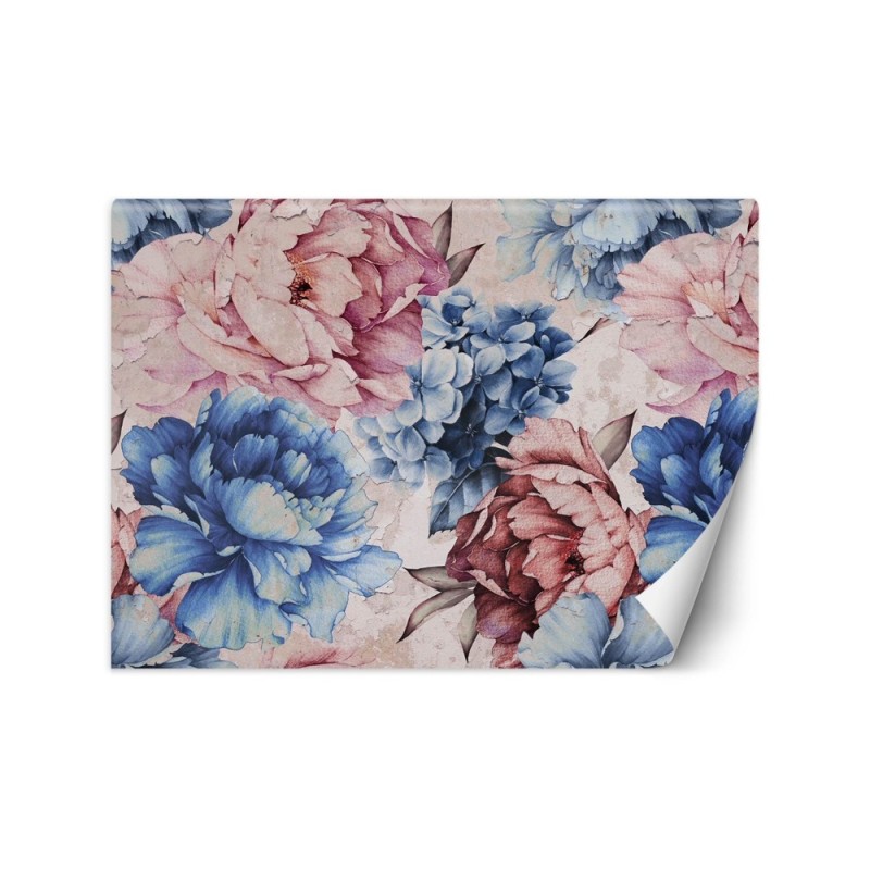 Stylish Wallpapers - Peonies 3D pastel watercolour | FEEBY