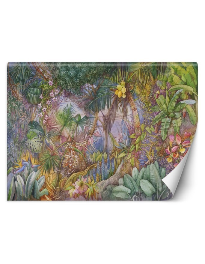Modern Wallpaper - Colourful jungle | FEEBY
