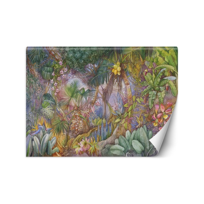 Modern Wallpaper - Colourful jungle | FEEBY