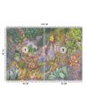Modern Wallpaper - Colourful jungle | FEEBY