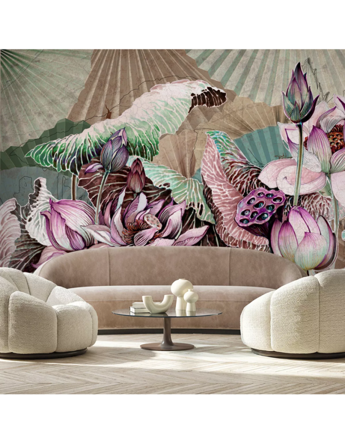 Designer Wallpapers - Lotus flowers | FEEBY
