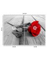 Wallpaper - Red rose on a bridge | FEEBY