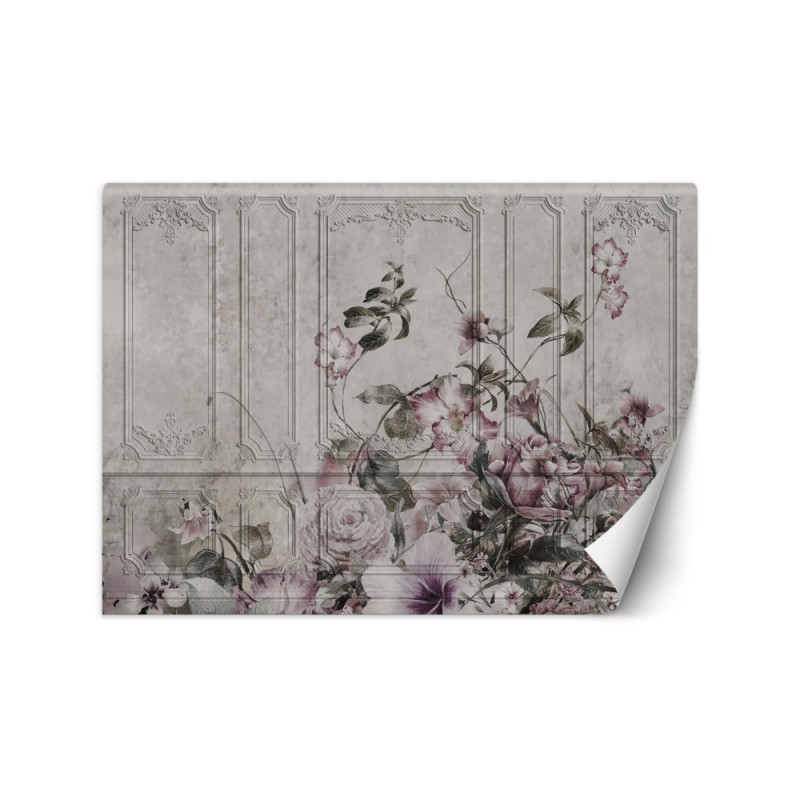 Modern wall murals - Flowers roses fresco vintage | FEEBY
