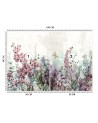 Wall murals - Meadow Flowers Plants Butterflies | FEEBY