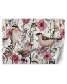 The most fashionable wall murals - Birds and butterflies in a meadow | FEEBY