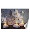 Stylish wall murals - Buddha and candles | FEEBY