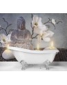Stylish wall murals - Buddha and candles | FEEBY