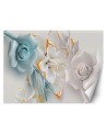 3D wall murals - Flowers abstract 3D | FEEBY