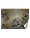 Stylish wall murals - Golden roses flowers | FEEBY