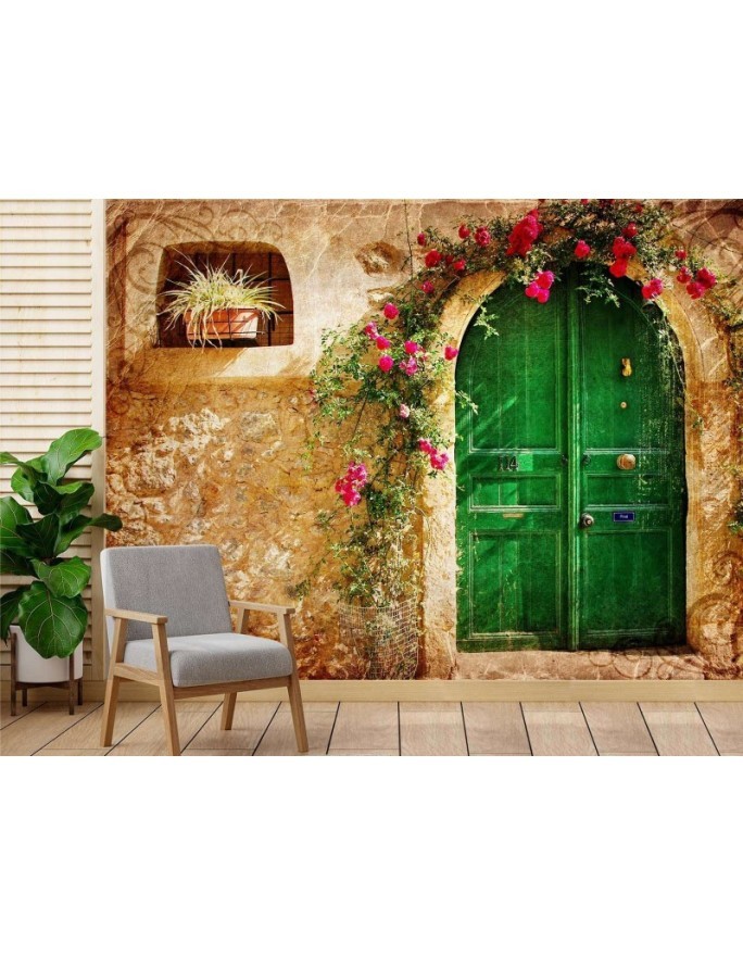 Modern wall murals - Streets in Tuscany | FEEBY