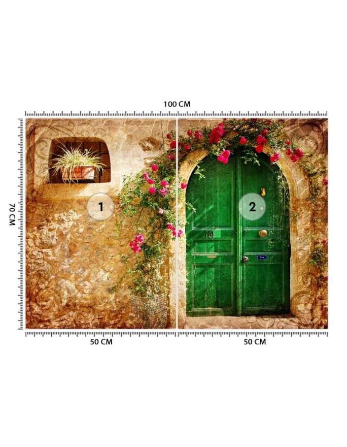 Modern wall murals - Streets in Tuscany | FEEBY