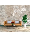 Unique wall murals - Concrete rose flower boho | FEEBY