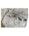 Exclusive wall mural - Birds on a branch 3D | FEEBY