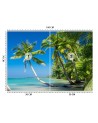 Modern wall murals - Palm trees on a wild island | FEEBY