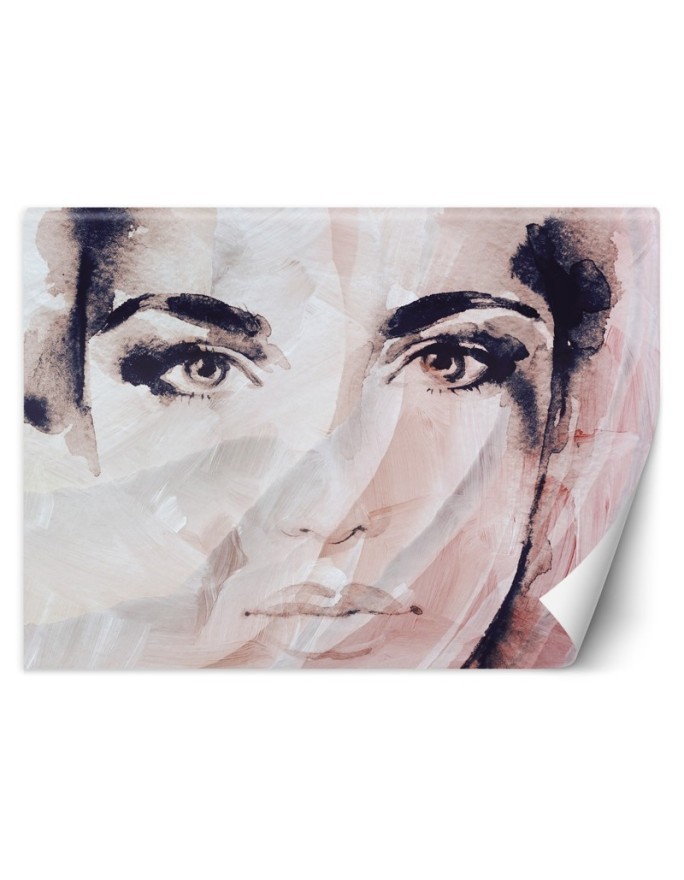 Exclusive wall murals - Female portrait face | FEEBY
