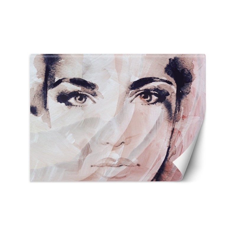 Exclusive wall murals - Female portrait face | FEEBY