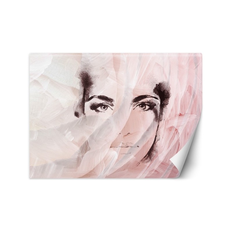 Unique wall murals - Portrait of a woman | FEEBY