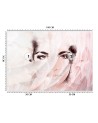 Unique wall murals - Portrait of a woman | FEEBY