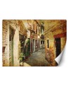 Stylish wall mural - Street between buildings in Tuscany | FEEBY