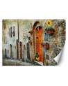 Stylish wall murals - Streets in Tuscany Italy | FEEBY