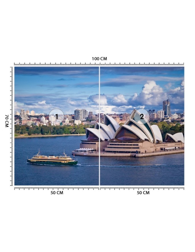 Modern wall murals - Sydney Opera House | FEEBY