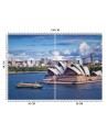 Modern wall murals - Sydney Opera House | FEEBY