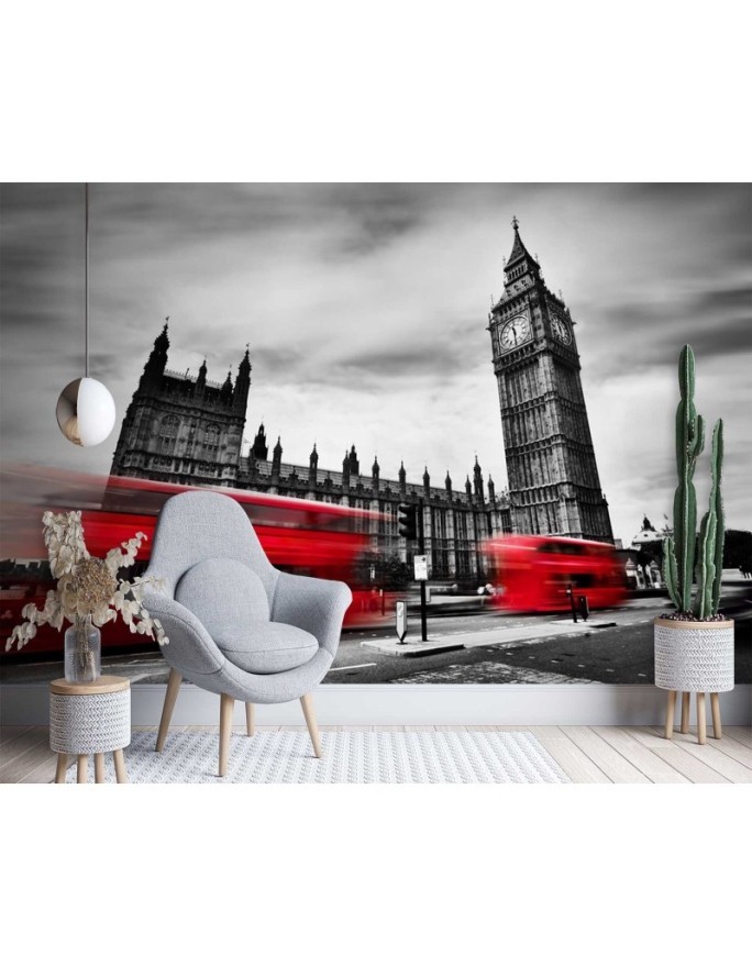 Modern wall murals - London red bus | FEEBY