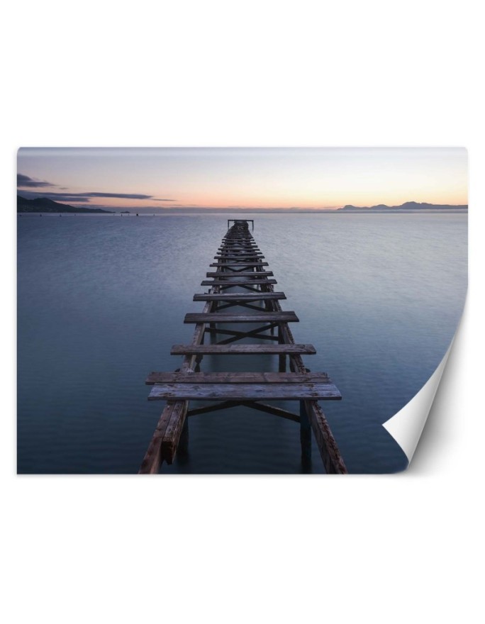 Inspirational wall murals - Lake with a pier | FEEBY