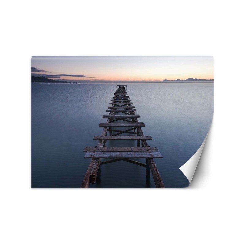 Inspirational wall murals - Lake with a pier | FEEBY