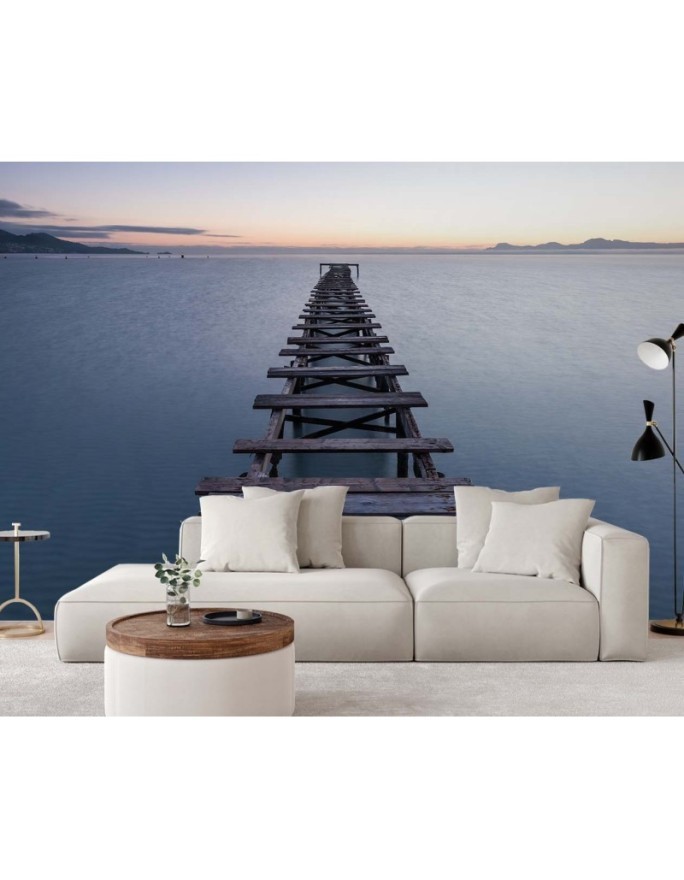 Inspirational wall murals - Lake with a pier | FEEBY