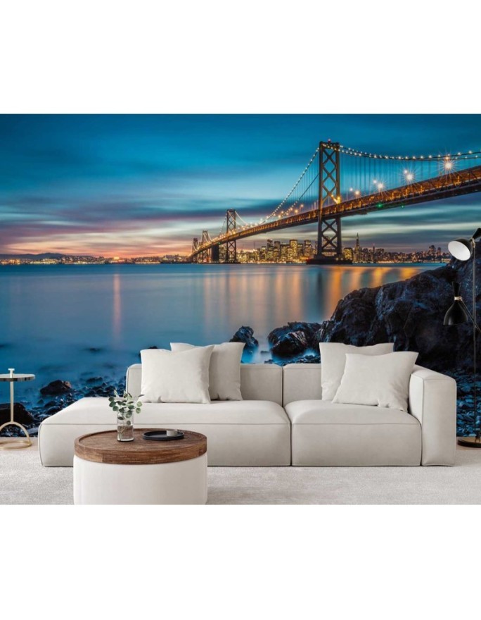Original wall murals - San Francisco bridge | FEEBY