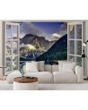 The most fashionable Wallpapers - Window view of a lake house in the mountains | FEEBY