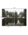 Photo Wallpaper - Lake forest winter nature | FEEBY