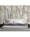 Designer Wallpapers - Trees flowers butterflies | FEEBY