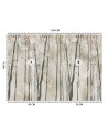 Designer Wallpapers - Trees flowers butterflies | FEEBY