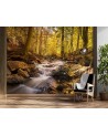 Fleece Wallpapers - Forest stream in autumn | FEEBY
