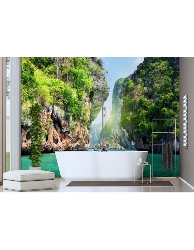 The most fashionable Wallpapers - Tropical bay | FEEBY