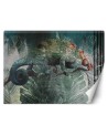 Exotic wall mural - Chameleon tropical forest nature | FEEBY