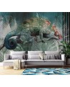 Exotic wall mural - Chameleon tropical forest nature | FEEBY