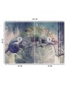 Exclusive wall murals - Chameleon on a branch in the jungle | FEEBY