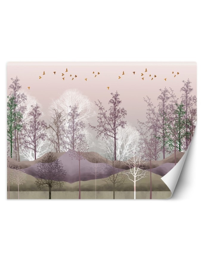 Unique wall murals - Birds nature forest | FEEBY