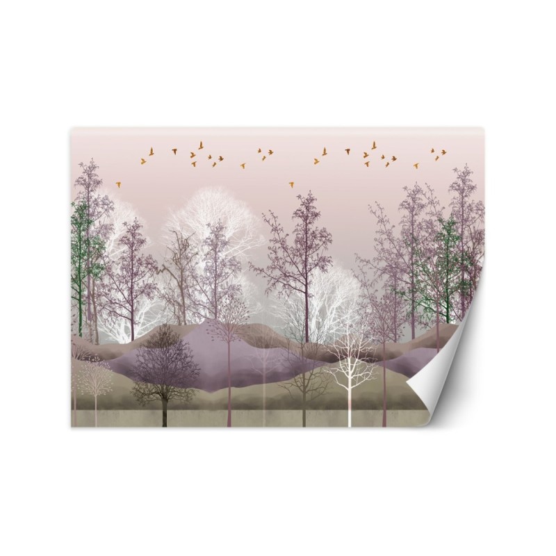 Unique wall murals - Birds nature forest | FEEBY
